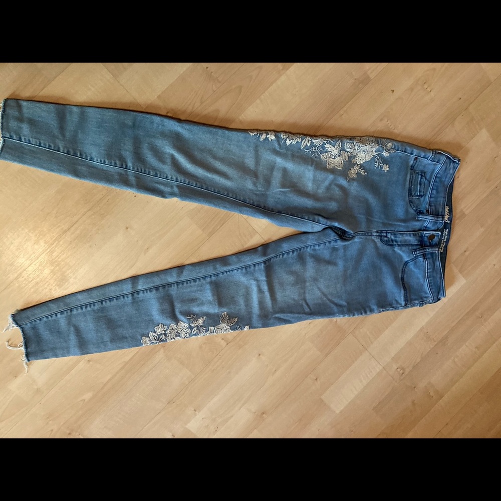 Embroidered jeans